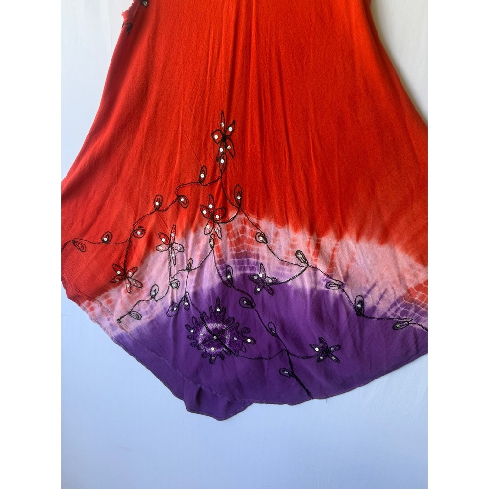 Riviera‎ Sun Red/Purple  Free Plus Cover Up Dress- Size Free Plus - Picture 3 of 7